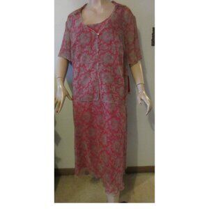 Sangria 2 Piece Dress with Matching Top/Jacket Women's 18W New with Tags